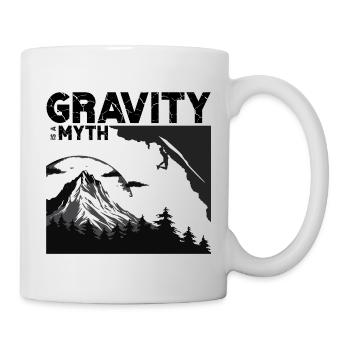 Gravity is a myth - Tasse - Weiß - Rechts