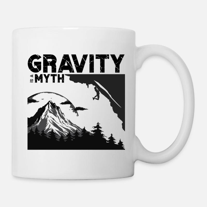 La gravité est un mythe - Mug blanc - blanc