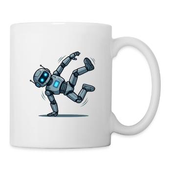 3 Le Robot Danseur Breakdance - Mug blanc - blanc - Droite