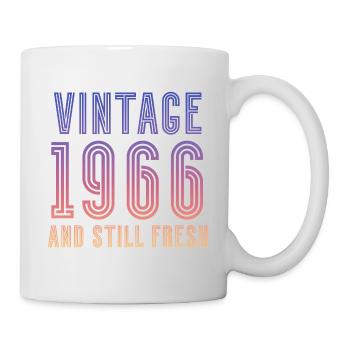 Vintage 1966 - Tasse - Weiß - Rechts