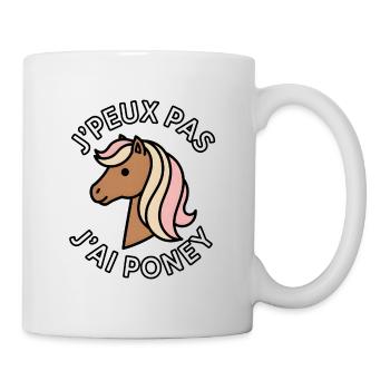 Unicorn Pastel Power Head - Mug - white - Right