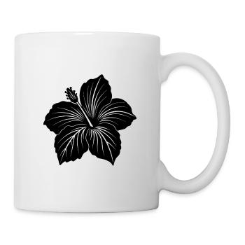 Hibiscus flower - Mug - white - Right