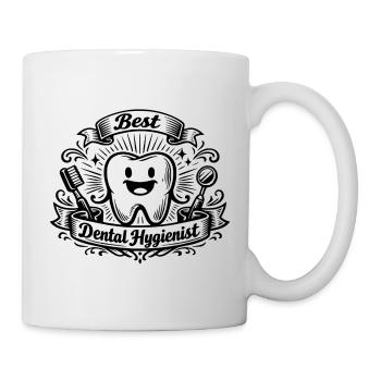Meilleur hygiéniste dentaire - Mug blanc - blanc - Droite