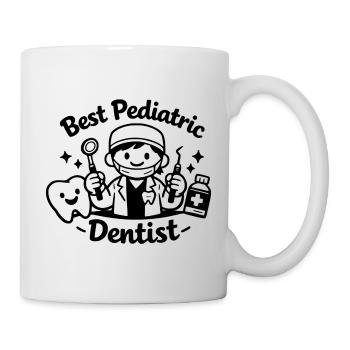 Meilleur dentiste pédiatrique - Mug blanc - blanc - Droite