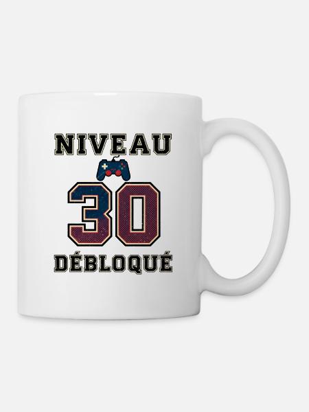 Level 30 Unlocked – Game Controller - Mug - white