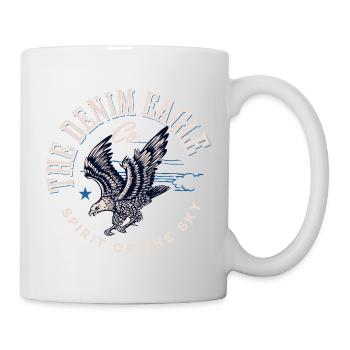 Denim-Adler Geist des Himmels - Tasse - Weiß - Rechts