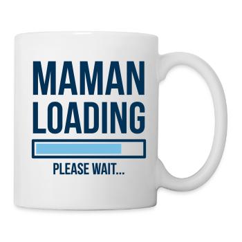 Mom Loading Loading Baby Design - Mug - white - Right