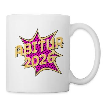 Abi Popart Abitur 2026 - Tasse - Weiß - Rechts