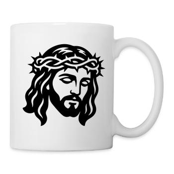 Jésus-Christ Head - Mug blanc - blanc - Droite