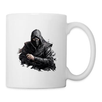 Ninja Ombre Masqué - Mug blanc - blanc - Droite