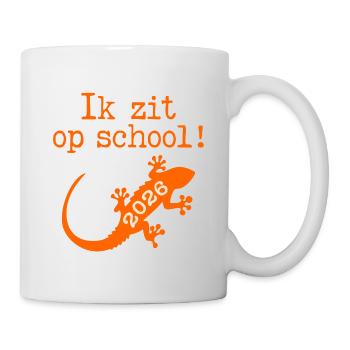 Ich bin in der Schule - Tasse - Weiß - Rechts