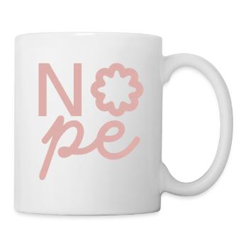 Nope Flower Pink - Mug - white - Right