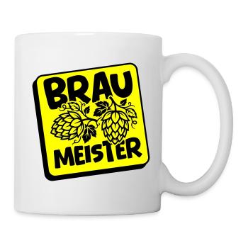 Braumeister Brauerei Hopfen - Tasse - Weiß - Rechts