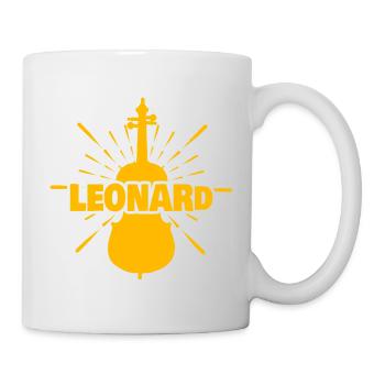 Leonard - Tasse - Weiß - Rechts