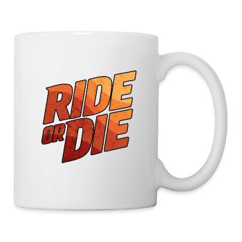 Ride or Die Typography - Mug - white - Right
