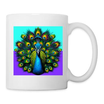 peacock - Mug - white - Right