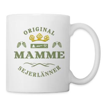 Sejerlänner Mamme Siegerländer Mutter Krönchen - Tasse - Weiß - Rechts