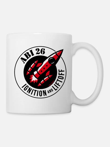 Abi 26 Ignition And Liftoff (Abitur 2026 / POS3C) - Tasse - Weiß