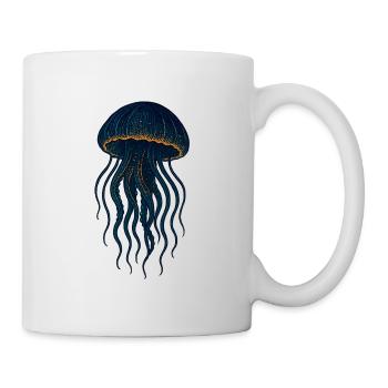 Glowing Jellyfish Deep Sea Light - Mug - white - Right