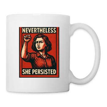 Yet she held by poster - Mug - white - Right