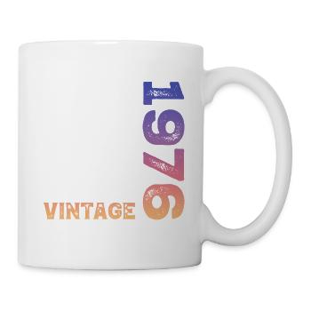 Millésime 1976 - Mug blanc - blanc - Droite