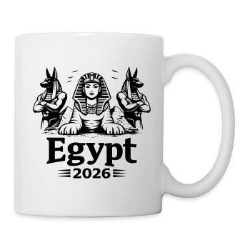 Sphinx Cléopâtre Anubis Égypte 2026 Mysticisme - Mug blanc - blanc - Droite