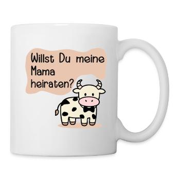 Hochzeit Mama Heiraten - Tasse - Weiß - Rechts