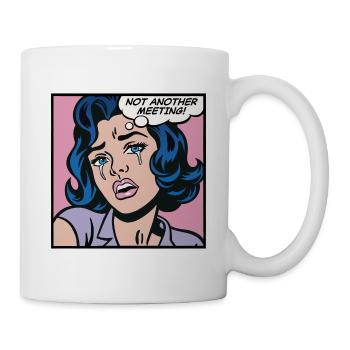 Kein weiteres Treffen - Tasse - Weiß - Rechts