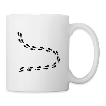 Footsteps - Mug - white - Right