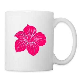 Hibiscus flower - Mug - white - Right