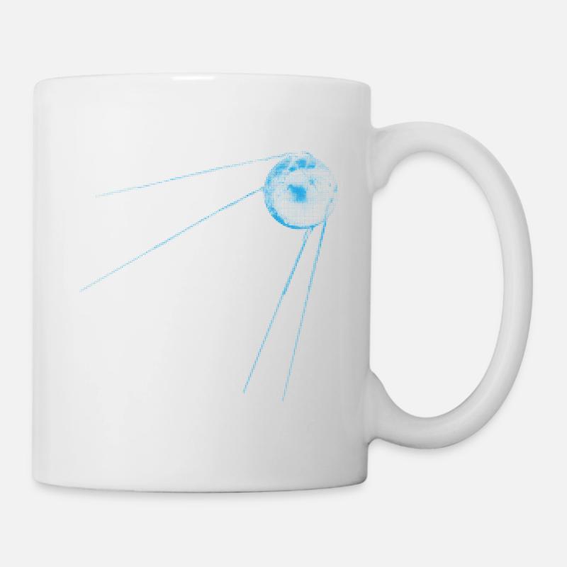 Sputnik 1 Satellite - Mug - white
