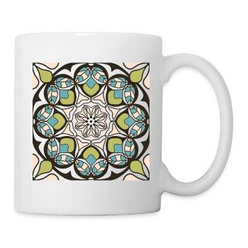 Mandala du printemps - Mug blanc - blanc - Droite