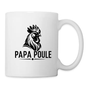 Daddy Hen – Beschützender Daddy - Tasse - Weiß - Rechts