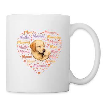 Labrador Mom Heart – Mother's Day Gift - Mug - white - Right