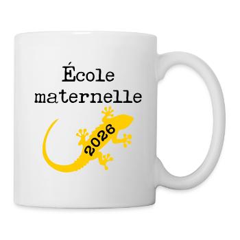 École Maternelle 2026 - Mug blanc - blanc - Droite