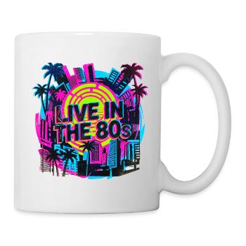 80s Retro Neon Party - Mug - white - Right