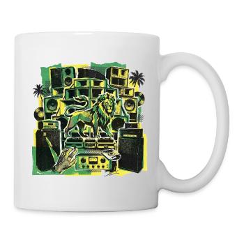 Système de sonorisation Roots Dub Reggae - Mug blanc - blanc - Droite