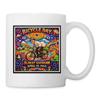 Albert Hofmann Bicycle Day - Tasse - Weiß - Rechts