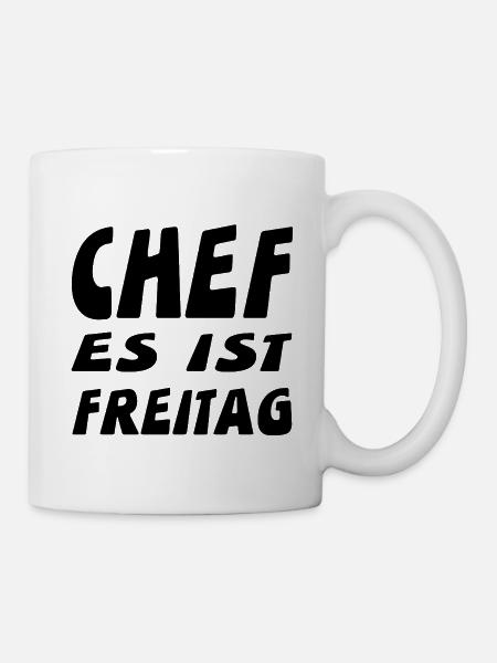 Chef - Tasse - Weiß