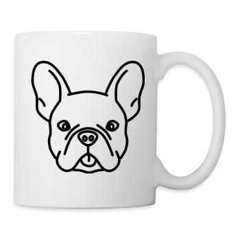 Chef des Bouledogues - Mug blanc - blanc - Droite