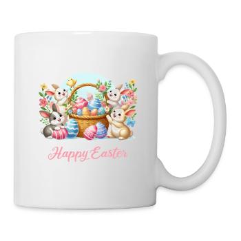 Easter Bunny Basket Spring Joy - Mug - white - Right