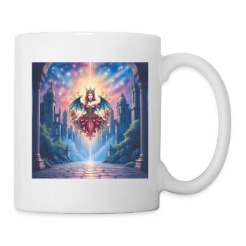 Winged Queen in Celestial Portal - Mug - white - Right