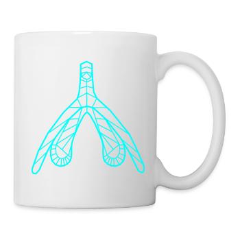 Klitoris_cyan - Mug - white - Right