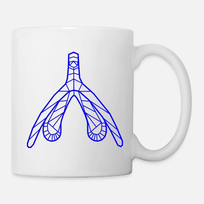 Klitoris_marine - Tasse - Weiß