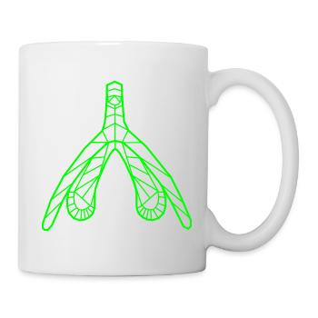 Klitoris_neongruen - Mug - white - Right