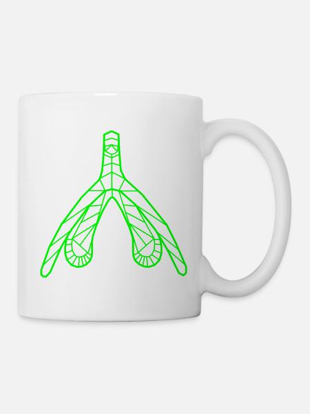 Klitoris_neongruen - Mug - white