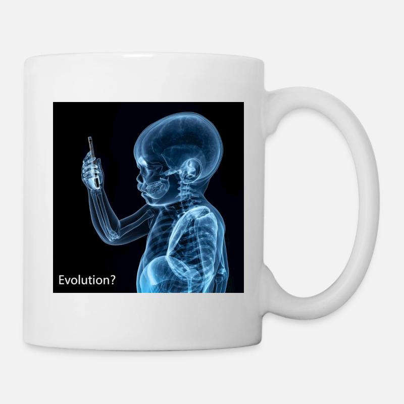 Entwicklung des Smartphones - Tasse - Weiß