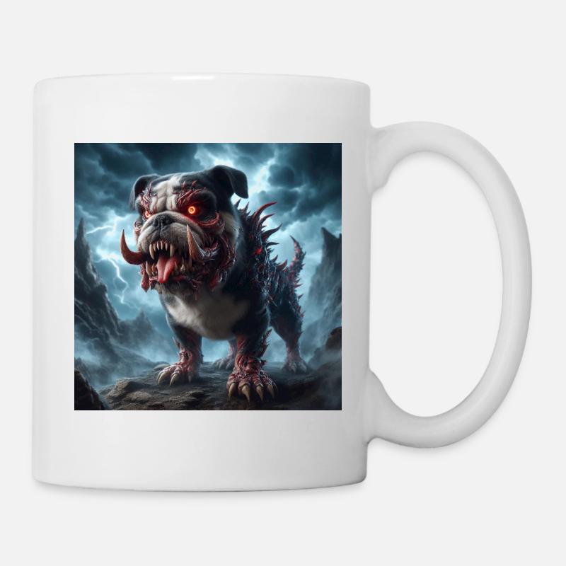 Infernalischer Dämonenhund - Tasse - Weiß