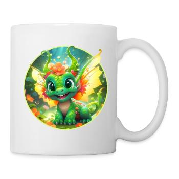 Blossom Dragons in the Wonder Forest - Mug - white - Right