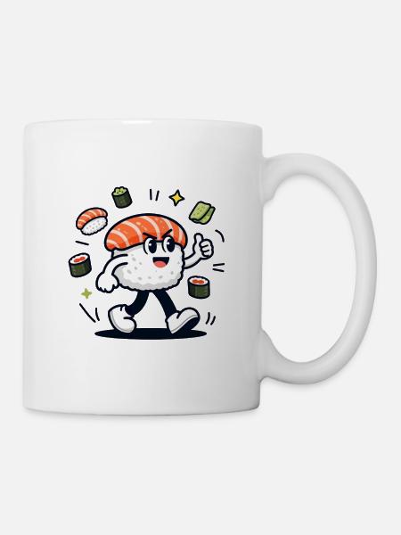 Sushi Nigiri-Koch - Tasse - Weiß